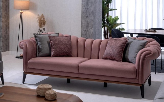 Комплект диванов для гостиной 3+1+1 местных дизайнерская текстильная обивка диванов 