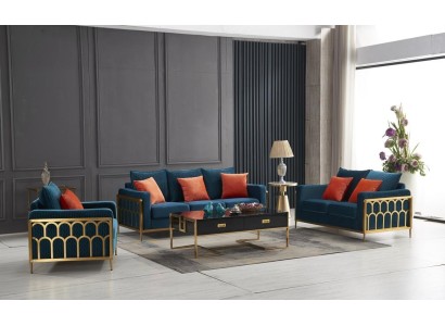 Восхитительный диванный гарнитур 3+2+1 для вашей гостиной современный стиль
