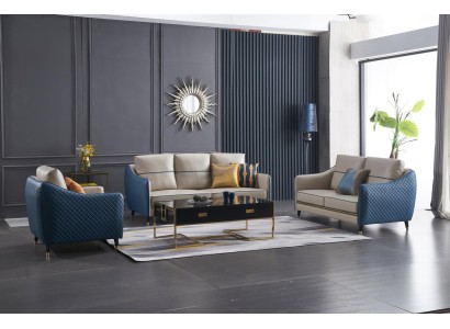 Элегантный диванный гарнитур 3+2+1 для вашей гостиной современный стиль