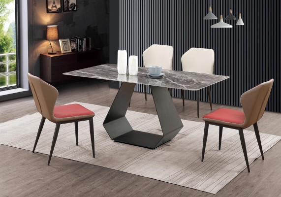 Komplett Set Esstisch 4x Stühle Esszimmer Set Ess Gruppe Tisch Tische