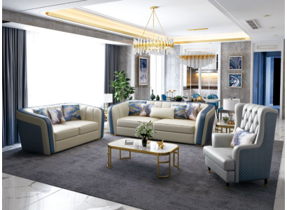 Изысканный диванный гарнитур 3+2+1 для вашей гостиной