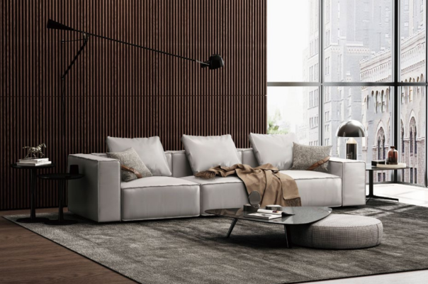 Sofa 4 Sitzer Big XXL Couch Sofas Couchen Design Wohnzimmer Viersitzer