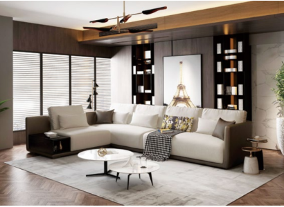 Элегантный угловой диван для вашей гостиной L-формы 