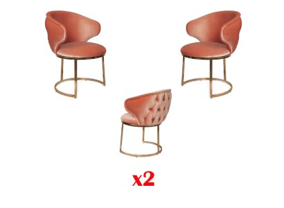 Бесподобный комплект из 2-х обеденных стульев в современном стиле для вашей столовой