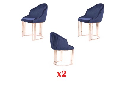 Дизайнерский комплект из 2-х обеденных стульев современный стиль для вашей гостинной