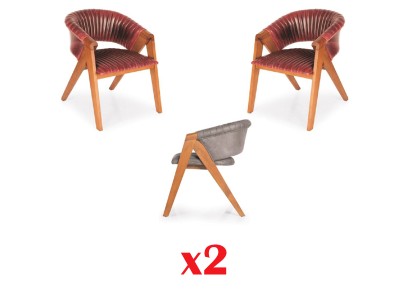 Küche Ess Zimmer Neu Gruppe Set Stühle 2x Stuhl Gruppen Garnitur