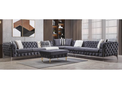 Sofa Ecksofa Couch Polster Ecksofas Couchen Chesterfield Möbel