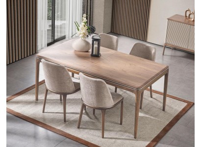 Бесподобный обеденный комплект стол + 4 стула современный стиль для вашей столовой