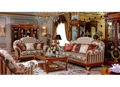 Изысканный комплект диванов 3+2 выполненный в классическом стиле 