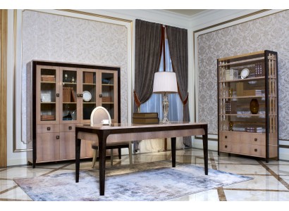 Современный комплект мебели для офиса состоящий из 4 предметов мебели 