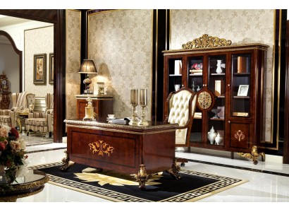 Роскошный комплект мебели для офиса в классическом стиле