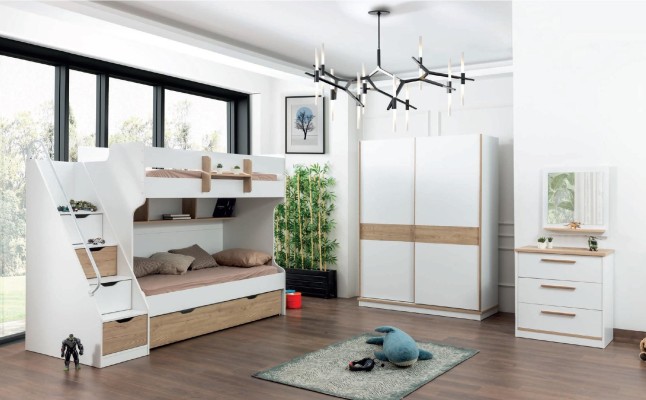 Design Kleiderschrank Schwebetüren Schrank Schlafzimmer Schränke Holz Weiß Braun