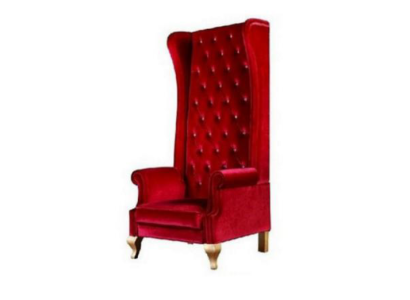 Вольтеровское кресло потрясающий пример классического английского стиля в богатом красном оттенке