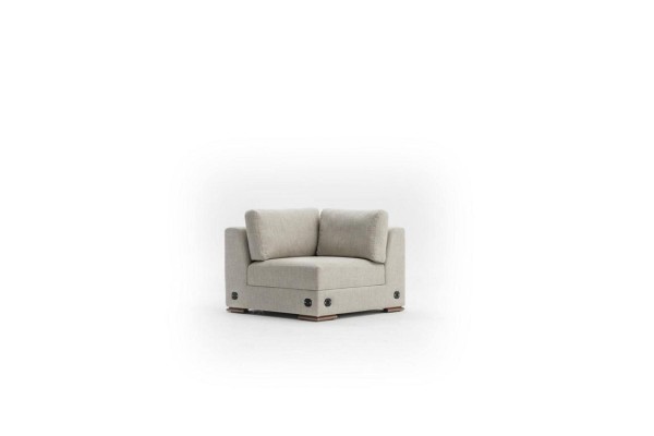 Corner sofa U-shape Gray Sofa Couch Luxury Design Furniture Living landscape Fabric