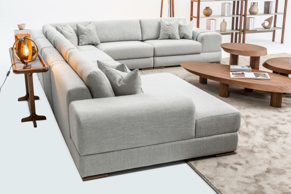 Corner sofa U-shape Living room Furniture Modern Designer Fabric Sofa Sofa Textile