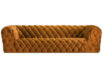 Большой роскошный диван в узнаваемом европейском дизайне Честерфилд 