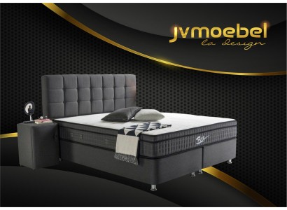 Большая кровать в современном европейском дизайне Box Spring 