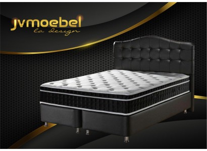 Большая двуспальная кровать в современном дизайне Честерфилд 