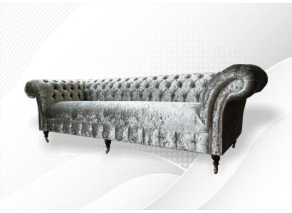 Дизайнерский четырехместный диван в роскошном дизайне Честерфилд