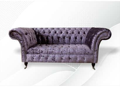 Двухместный диван для гостиной в роскошном европейском дизайне Честерфилд
