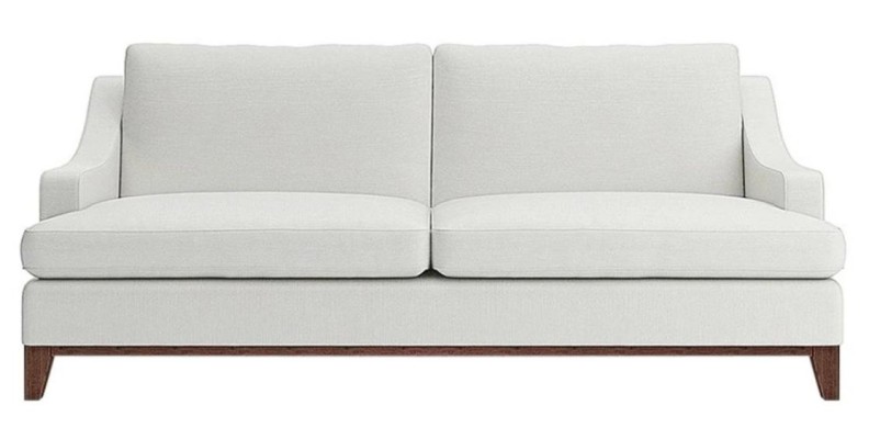 Beige Couch with buttons American Style Sofa Upholstery Seat Couches Sofas Luxury new