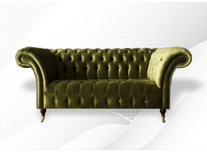 Sofa Zweisitzer 2 Sitzer Klassische Polster Neu Couchen Chesterfield Couch Neu