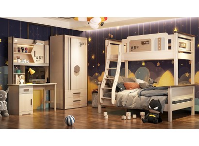Великолепный комплект мебели для детской спальни в современном дизайне 