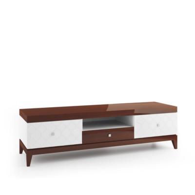 Klassischer Hochglanz RTV SChrank Sideboard TV Board Designer Wand