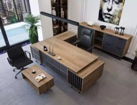 Modernes Designermöbel-Set für ein Chefbüro mit 3 Elementen