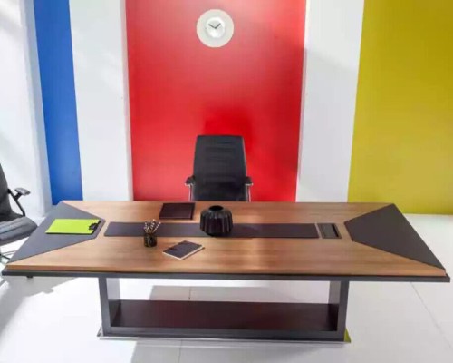 Comfortable stylish Conference table Desk Office furniture Wood