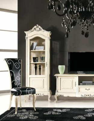 Classic Wall unit Set Display case TV cabinet Sideboard Showcases Wardrobe Cabinets 3pcs.