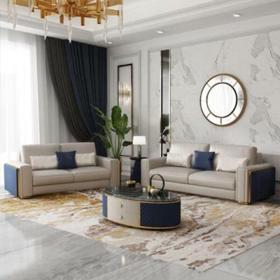 Modern Sofas Leather Sofa Couch Living landscape Sofa Seat Sofa set 3+2 Design