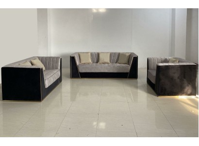 Design Sofas Polstermöbel Sofas Modern Luxus elegant Sitzgarnitur 3+2+1 Sitzer