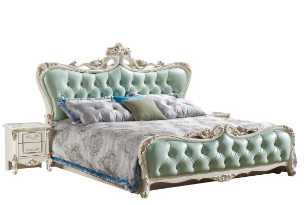 Bett Design Schlafzimmer Möbel Einrichtung Turkis Chesterfield Betten