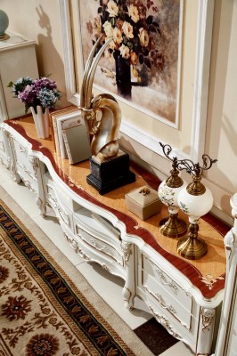 Barock Sideboard Schrank Regal Schränke Möbel Fernsehständer Kommode