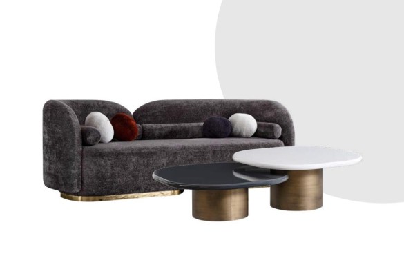 Bequemes Sofa Drei -Eierer für das Wohnzimmer modernes Stil Neues Modell