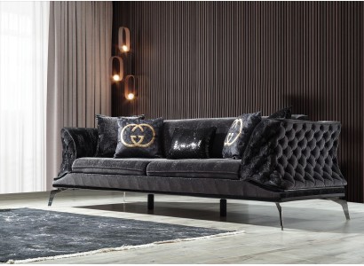 Wohnzimmer Dreisitz Sofa 3 Sitzer Sofas Sitz Modern Design Couch Möbel Stil