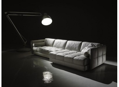 Роскошный дизайнерский белый диван L-формы