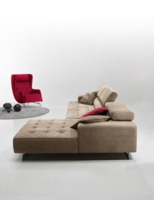 Ecksofa Leder Moderne Luxus Sofas L Form Sofa Eckcouch Wohnlandschaft Grau Neu