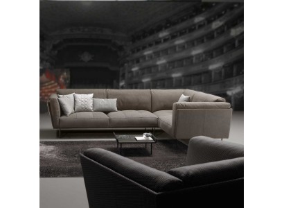 Stoff Ecksofa L-Form Sofa Couch Design Polster Textil Luxus Couchen