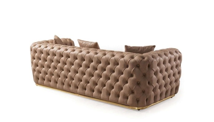 Polstergarnitur Sofagarnitur 3+3 Sitzer Chesterfield Luxus Garnitur Sofas Leder