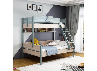 Безупречная двухъярусная кровать для детской комнаты в оригинальном стиле