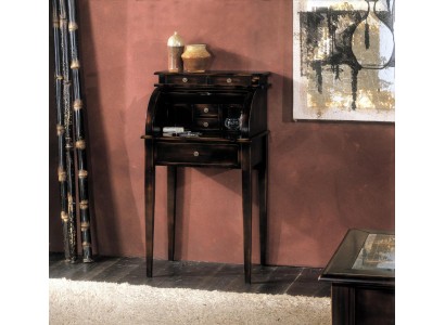 Безупречный секретарский стол для офиса в оригинальном коричневом цвете