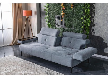 Восхитительный двухместный диван с серыми оттенками 