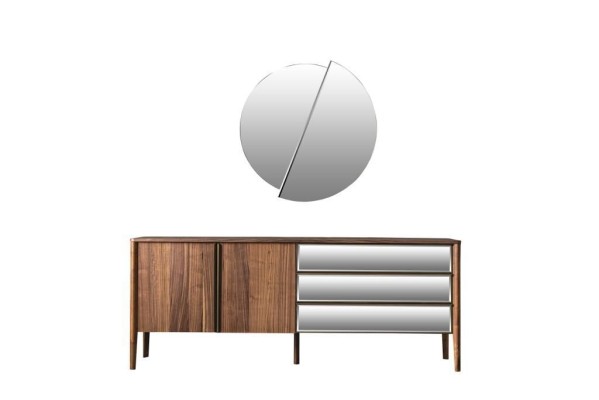 Komplett Garnitur Essgarnitur Esstisch Sideboard 4x Stühle Essgruppe Möbel 6tlg.