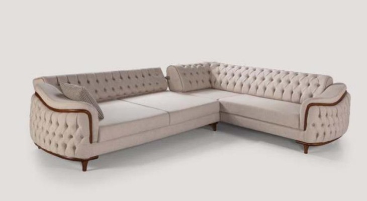 Corner sofa Living landscape Chesterfield Couch Upholstery Sofa Couches Furniture