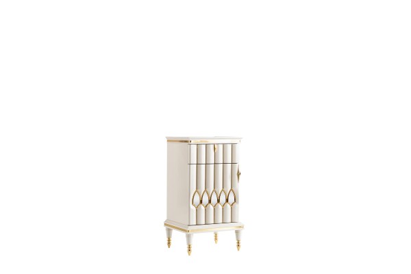 Chest of drawers White Elegant Chest of drawers Wardrobe Metal Design Modern Bedroom new