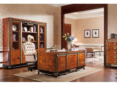 Офисный набор мебели из 3 частей из крепкой древесины для вашего комфорта