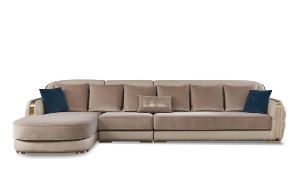 Sofa Leder L Form Couch Wohnlandschaft Ecksofa Garnitur Modern Couchen