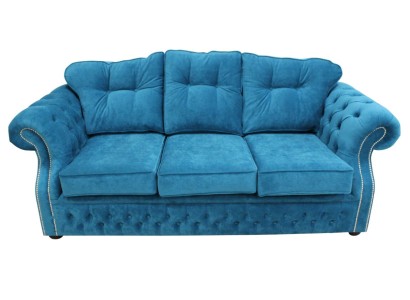Восхитительный трехместный диван в стиле Честерфилд 